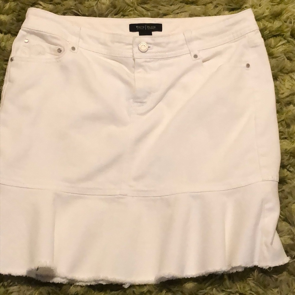 Whbm jean skirt